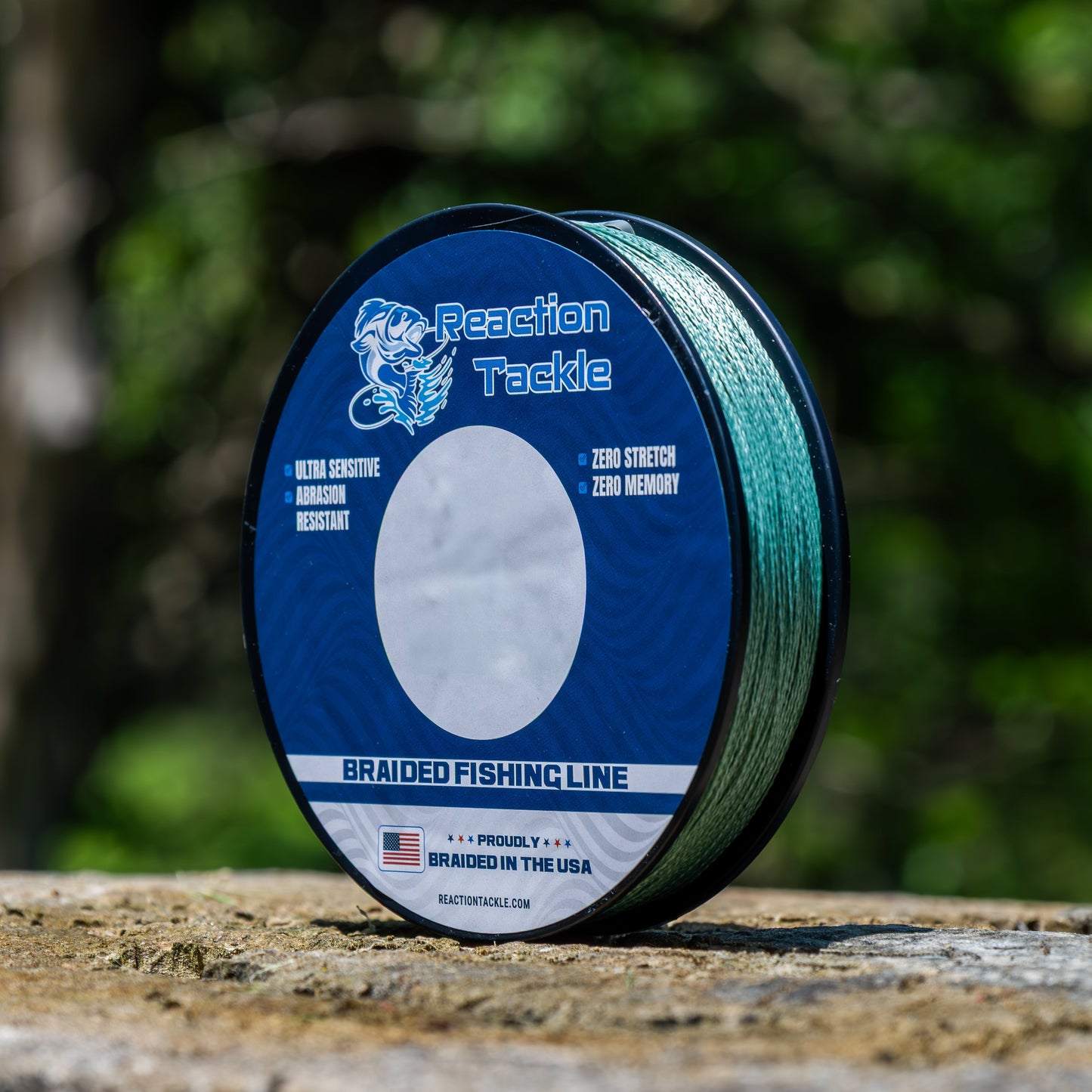 Reaction Tackle BRAIDED IN THE USA Fishing Line- 4X- NEW Reaction Tackle