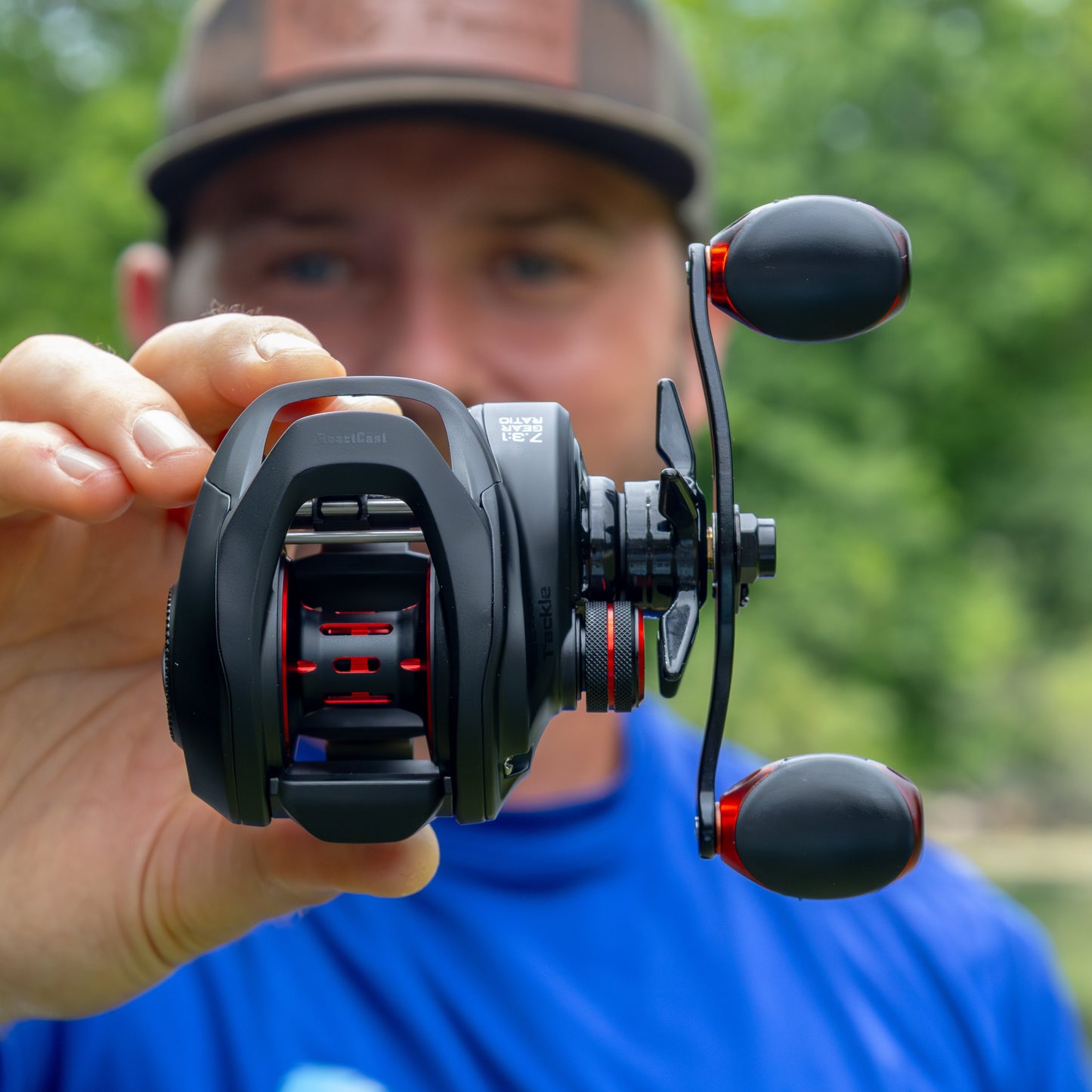 Reaction Tackle Baitcasting Fishing Reel – ReactCast Edition- High-Speed 7.3:1 Gear Ratio - NEW Reaction Tackle