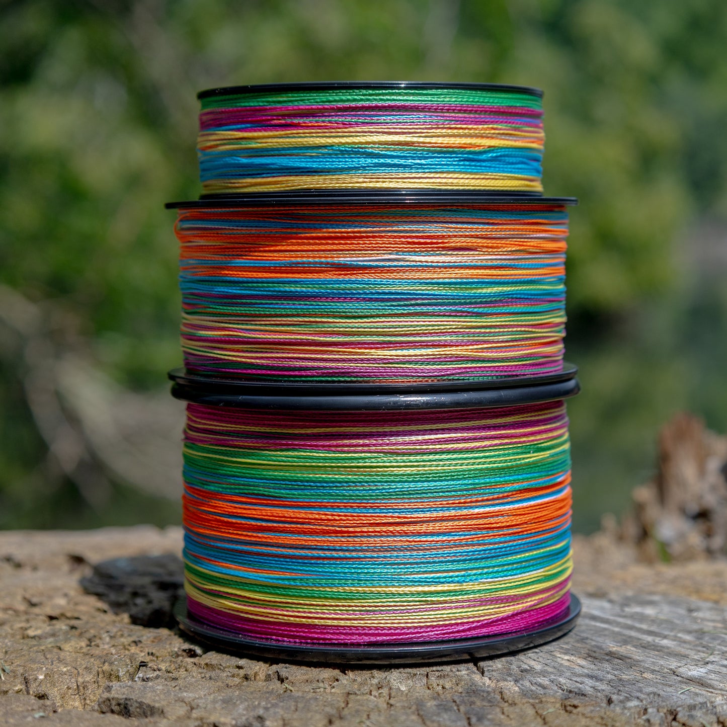 Reaction Tackle Braided Fishing Line - Multi-Color Reaction Tackle