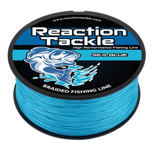 Reaction Tackle Braided Fishing Line - Sea Blue Reaction Tackle