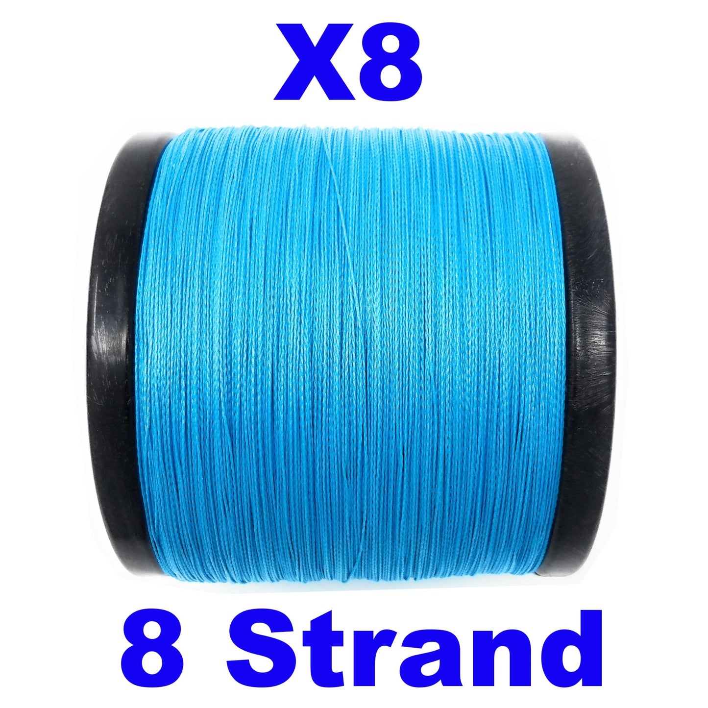 Reaction Tackle X8 Braided Fishing Line - Sea Blue 8 Strand Reaction Tackle