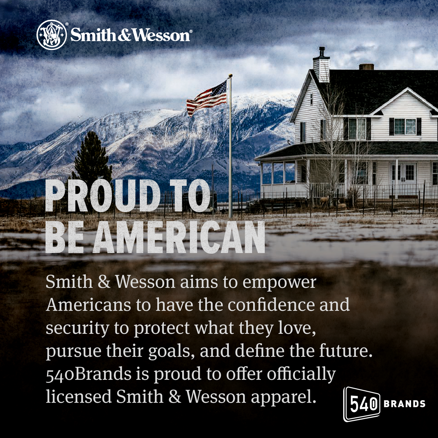 Smith & Wesson® Empowering Americans Eagle Patch Navy Trucker Cap