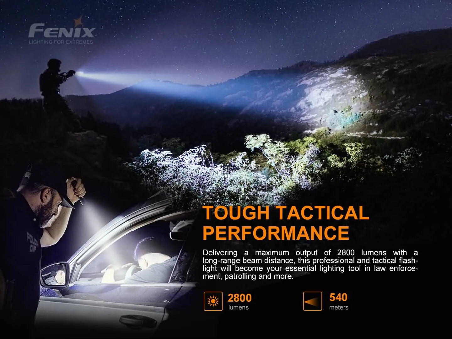 Fenix TK22 TAC Tactical Flashlight - 2800 Lumens Fenix Store