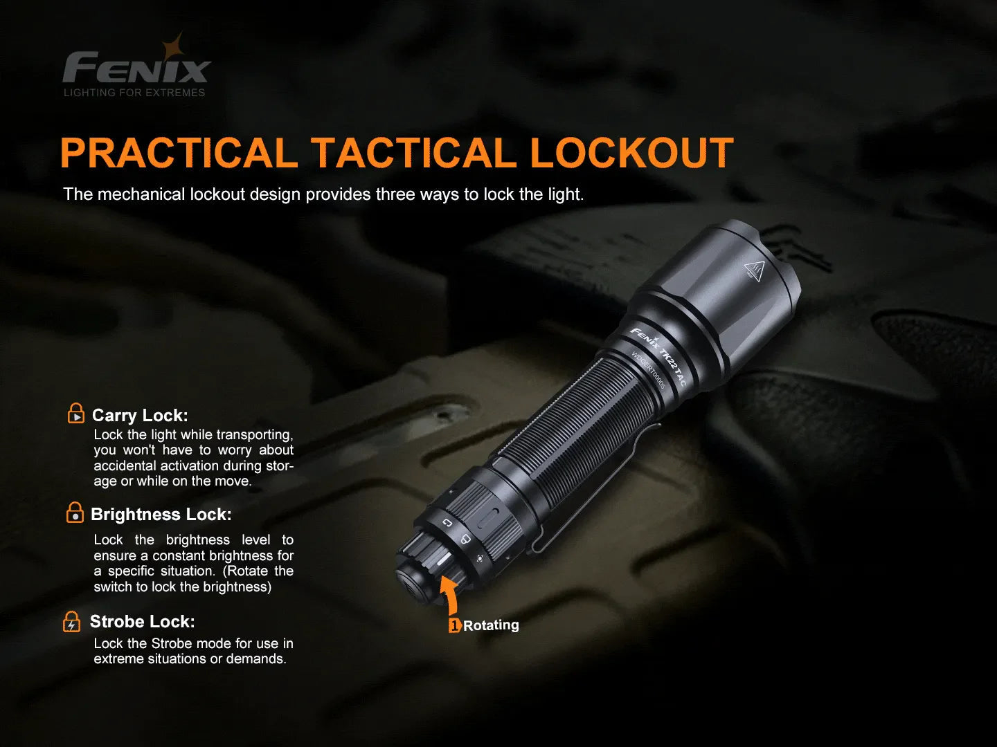Fenix TK22 TAC Tactical Flashlight - 2800 Lumens Fenix Store