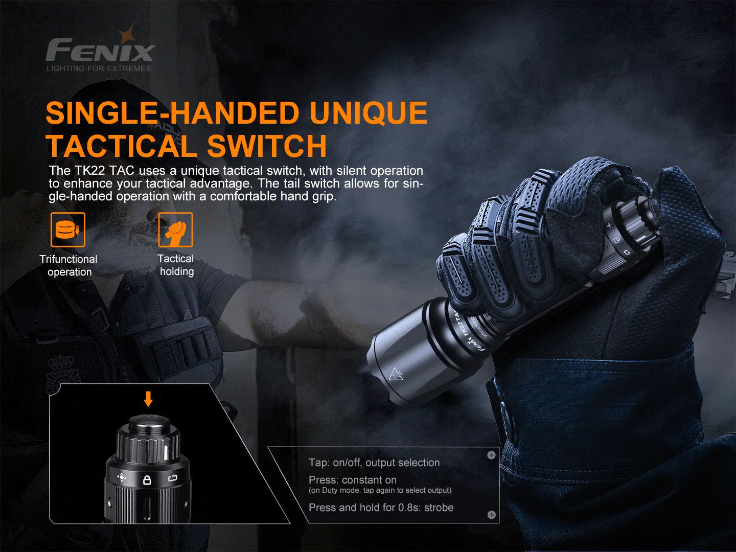 Fenix TK22 TAC Tactical Flashlight - 2800 Lumens Fenix Store