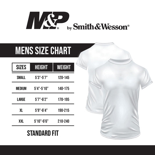 M&P by Smith & Wesson® Men's Authentic Logo Short Sleeve Tee in Navy