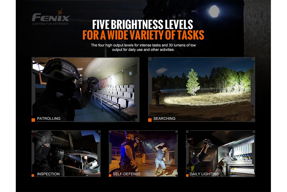 Fenix TK20R V2.0 Rechargeable Flashlight with FREE T5 Tactical Pen (optional) Fenix Store