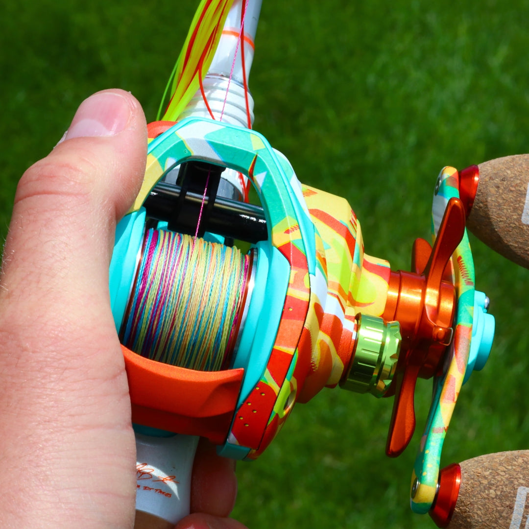 Reaction Tackle Braided Fishing Line - Multi-Color Reaction Tackle