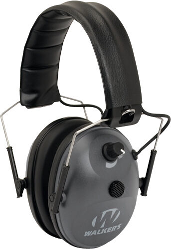 Walkers Electronic Earmuffs 1-Mic - 22dB NRR with 4X Sound Enhancement