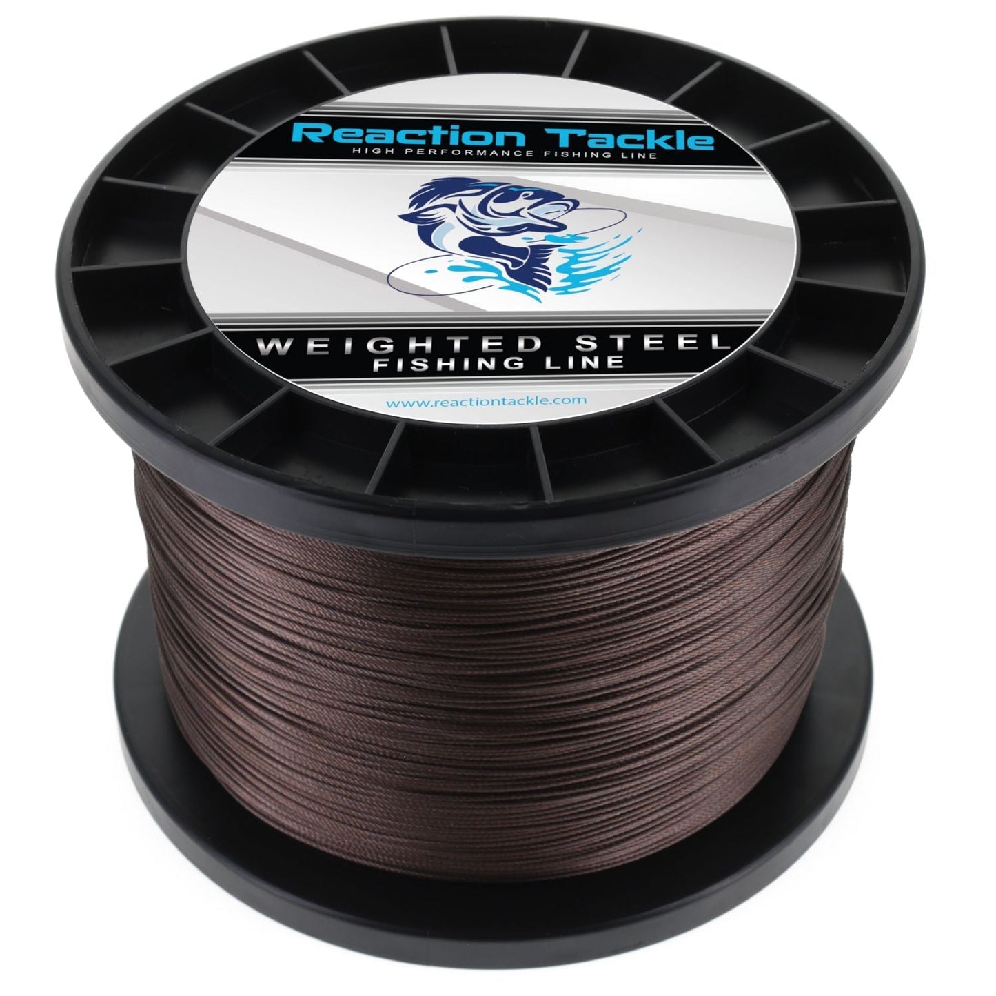 Reaction Tackle Weighted Stainless Steel Trolling Line 45LB- Premium Weighted Fishing Wire - New Reaction Tackle