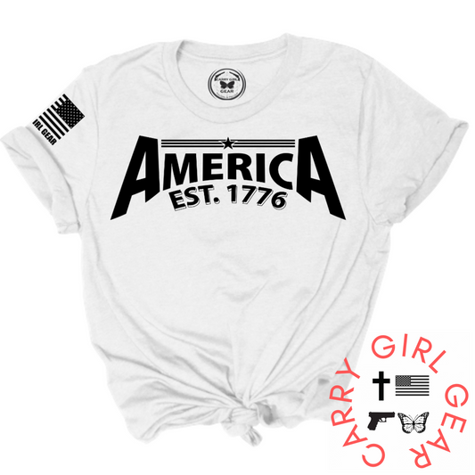 AMERICA BABY Tee Carry Girl Gear