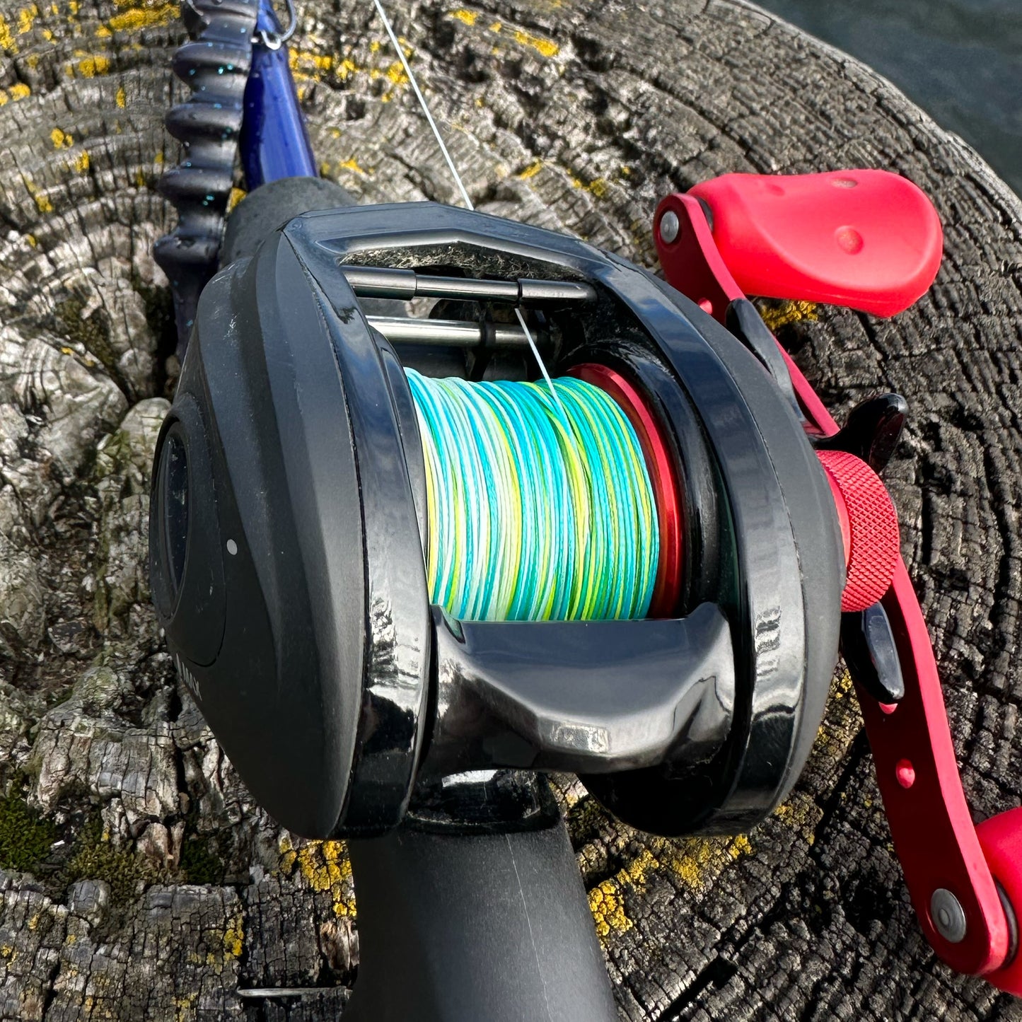 Reaction Tackle Braided Fishing Line - Aqua Camo Reaction Tackle