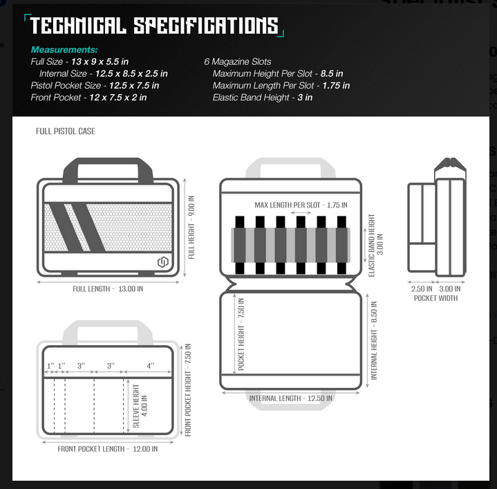Specialist Series Double Pistol Case SFT2 Tactical