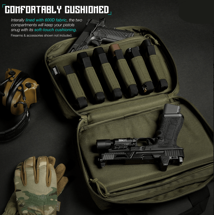 Specialist Series Double Pistol Case SFT2 Tactical