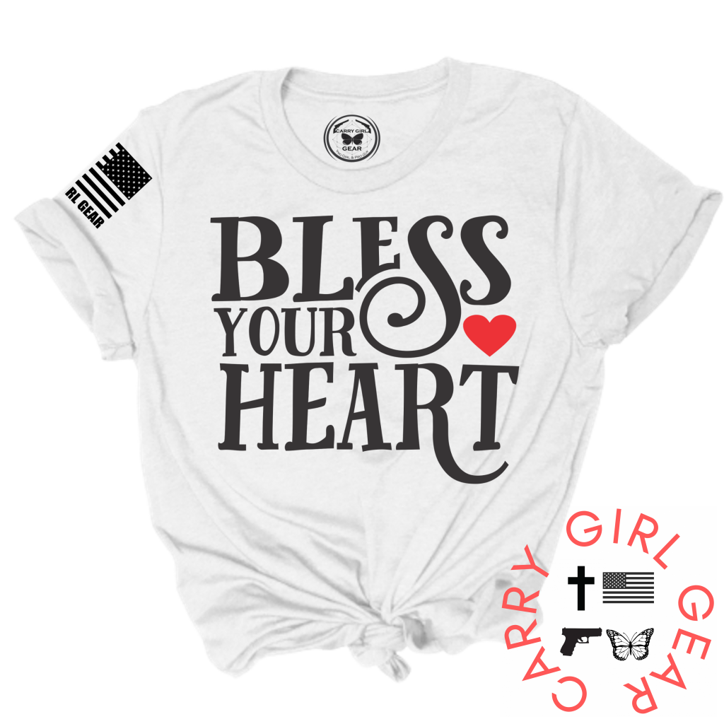 BLESS YOUR HEART TEE Carry Girl Gear