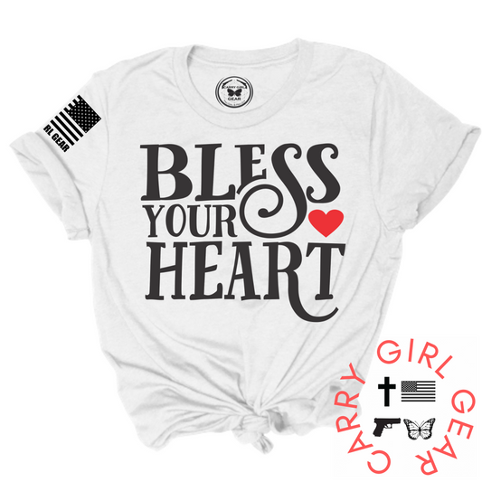 BLESS YOUR HEART TEE Carry Girl Gear