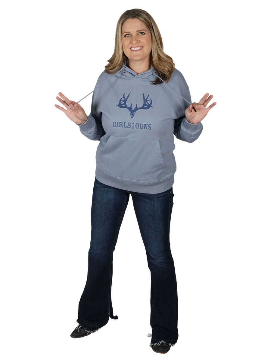 Buck Head Hoodie Girls with Guns Clothing