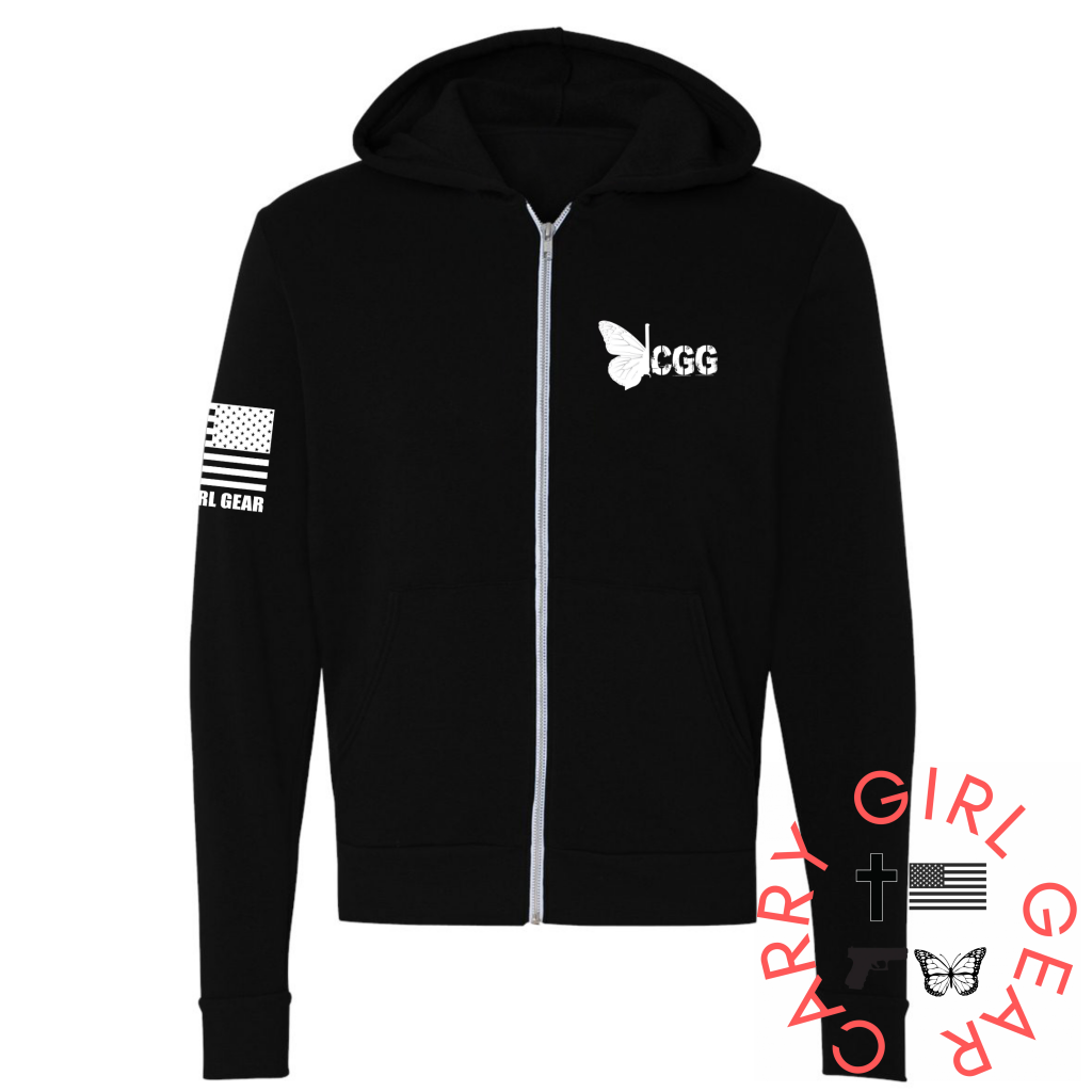 CGG Zippered Hoodie Carry Girl Gear