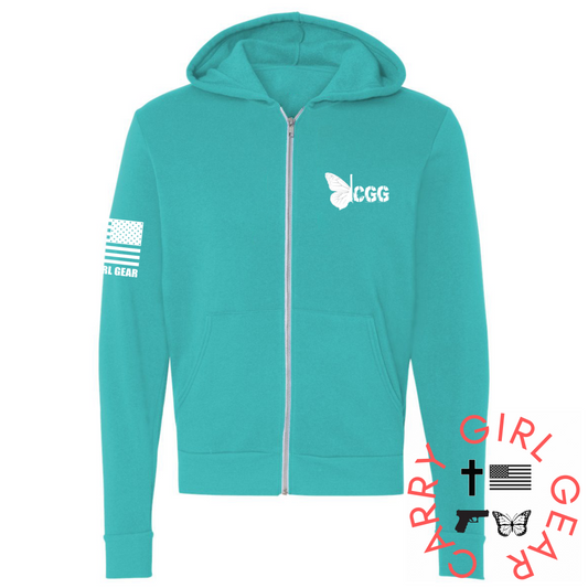 CGG Zippered Hoodie