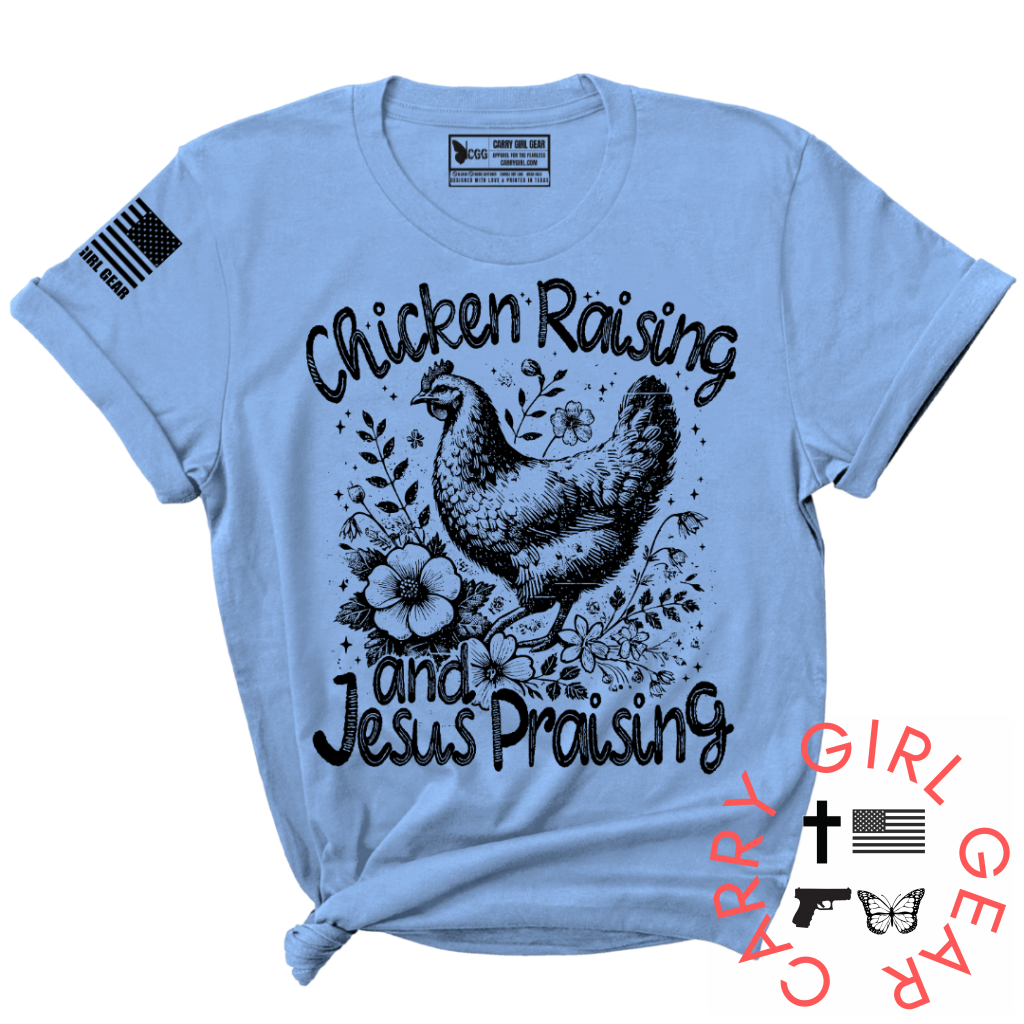 CHICKENS & JESUS TEE Carry Girl Gear