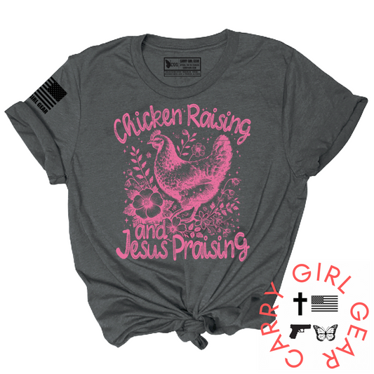 CHICKENS & JESUS TEE Carry Girl Gear