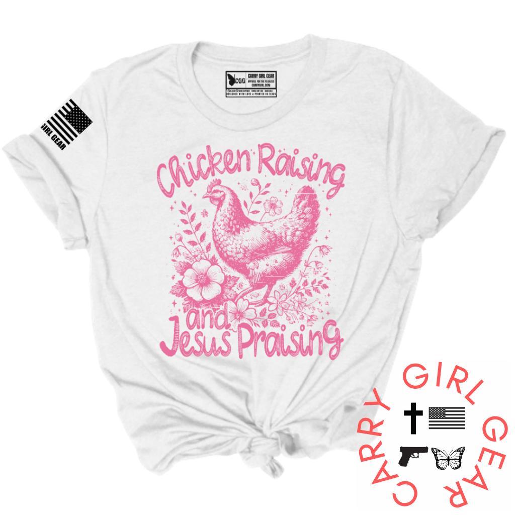 CHICKENS & JESUS TEE Carry Girl Gear