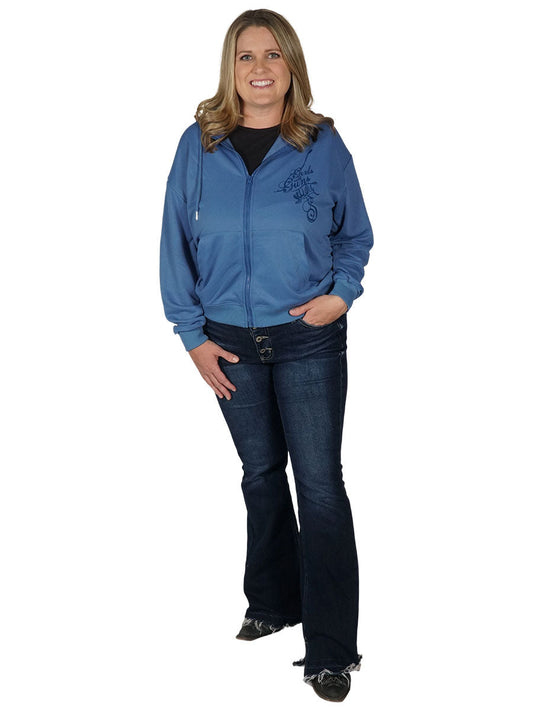 Elk Zip Up Hoodie Girls with Guns Clothing