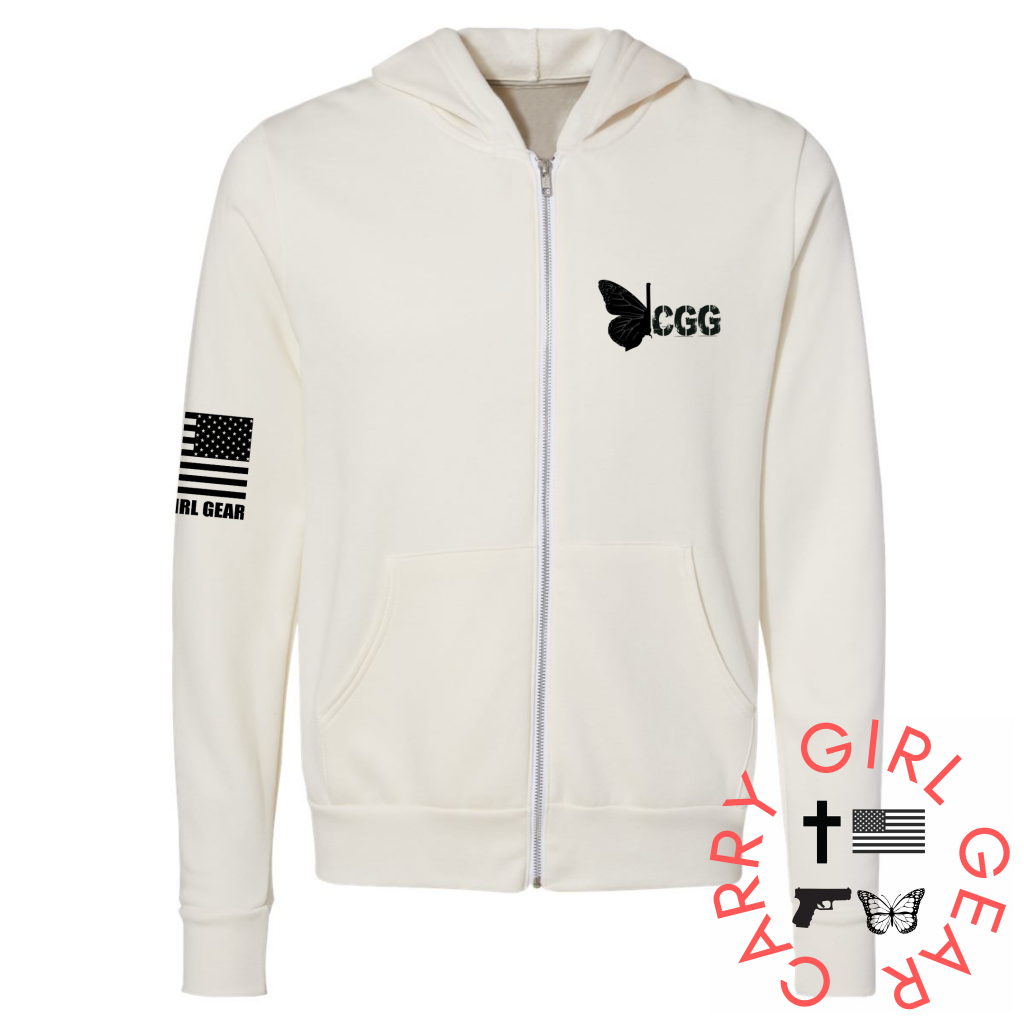 FEARFULLY & WONDERFULLY MADE Zippered Hoodie Carry Girl Gear