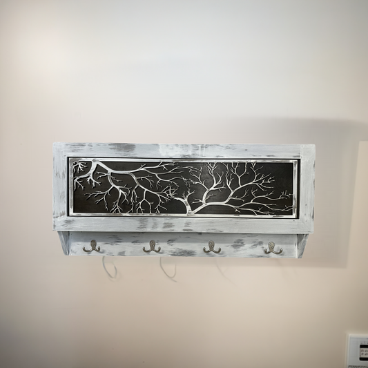 Coat Rack Hidden Gun Storage - Winter Tree Bellewood Designs