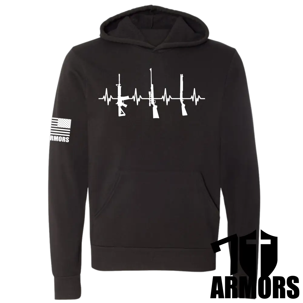 HEARTBEAT OF LIBERTY HOODIE Carry Girl Gear