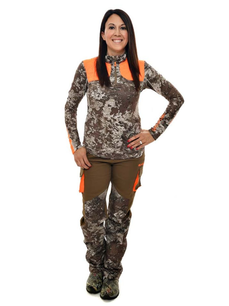Highland 1/4 Zip Long Sleeve Girls with Guns Clothing