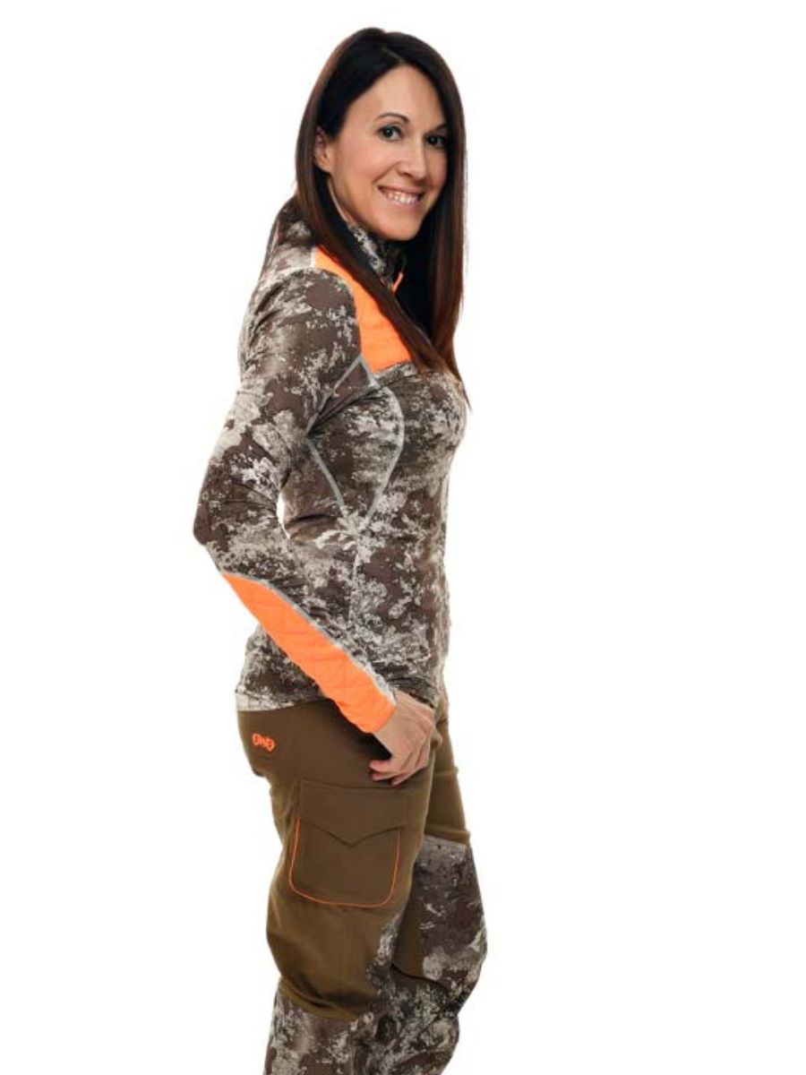 Highland 1/4 Zip Long Sleeve Girls with Guns Clothing
