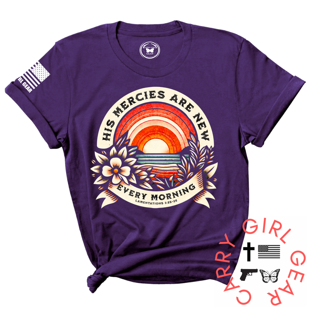 HIS MERCIES Tee Carry Girl Gear