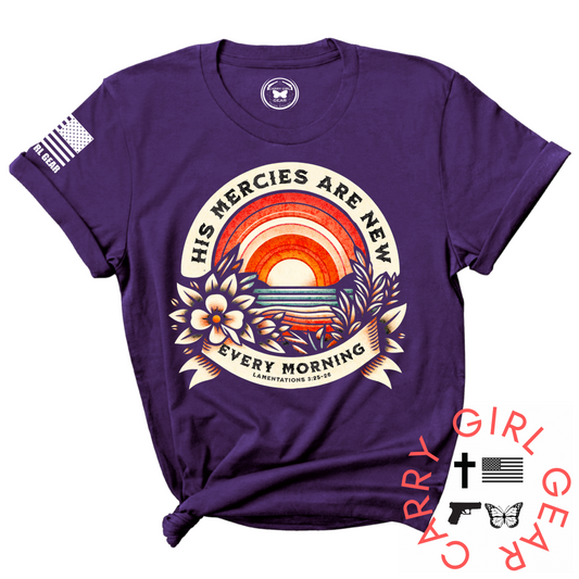 HIS MERCIES Tee Carry Girl Gear