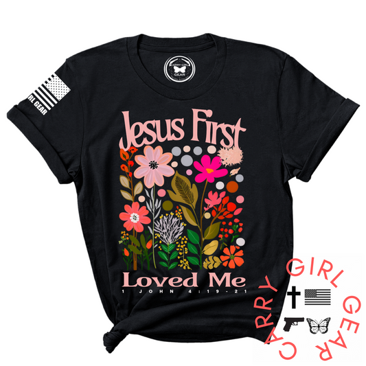 JESUS FIRST TEE Carry Girl Gear