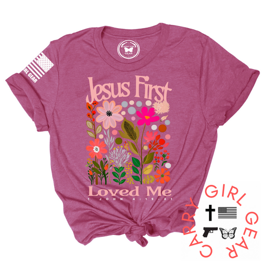 JESUS FIRST TEE Carry Girl Gear