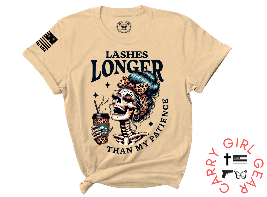 LASHES TEE Carry Girl Gear