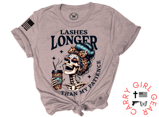 LASHES TEE Carry Girl Gear