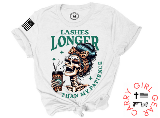 LASHES TEE Carry Girl Gear