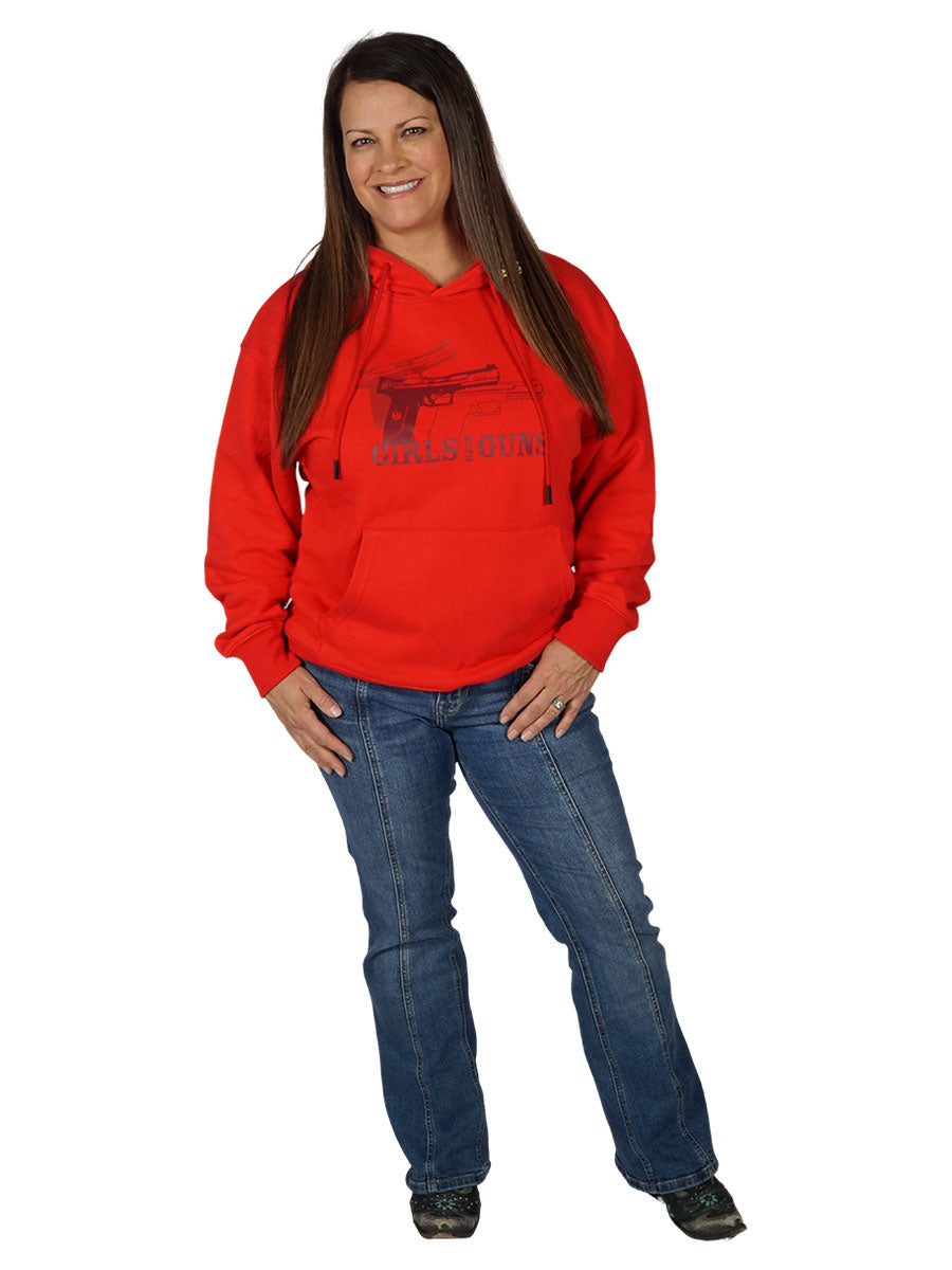 Pistol Trio Hoodie Girls with Guns Clothing