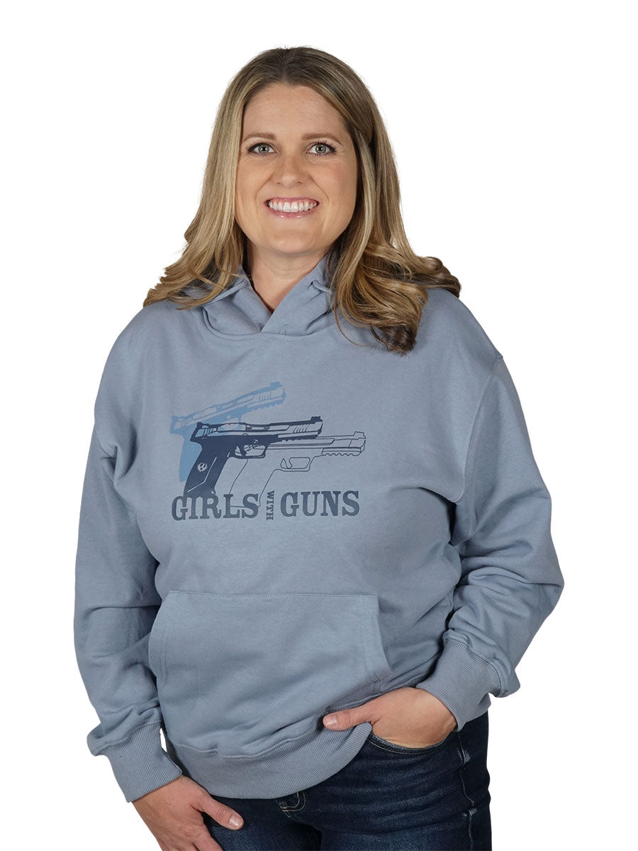 Pistol Trio Hoodie Girls with Guns Clothing