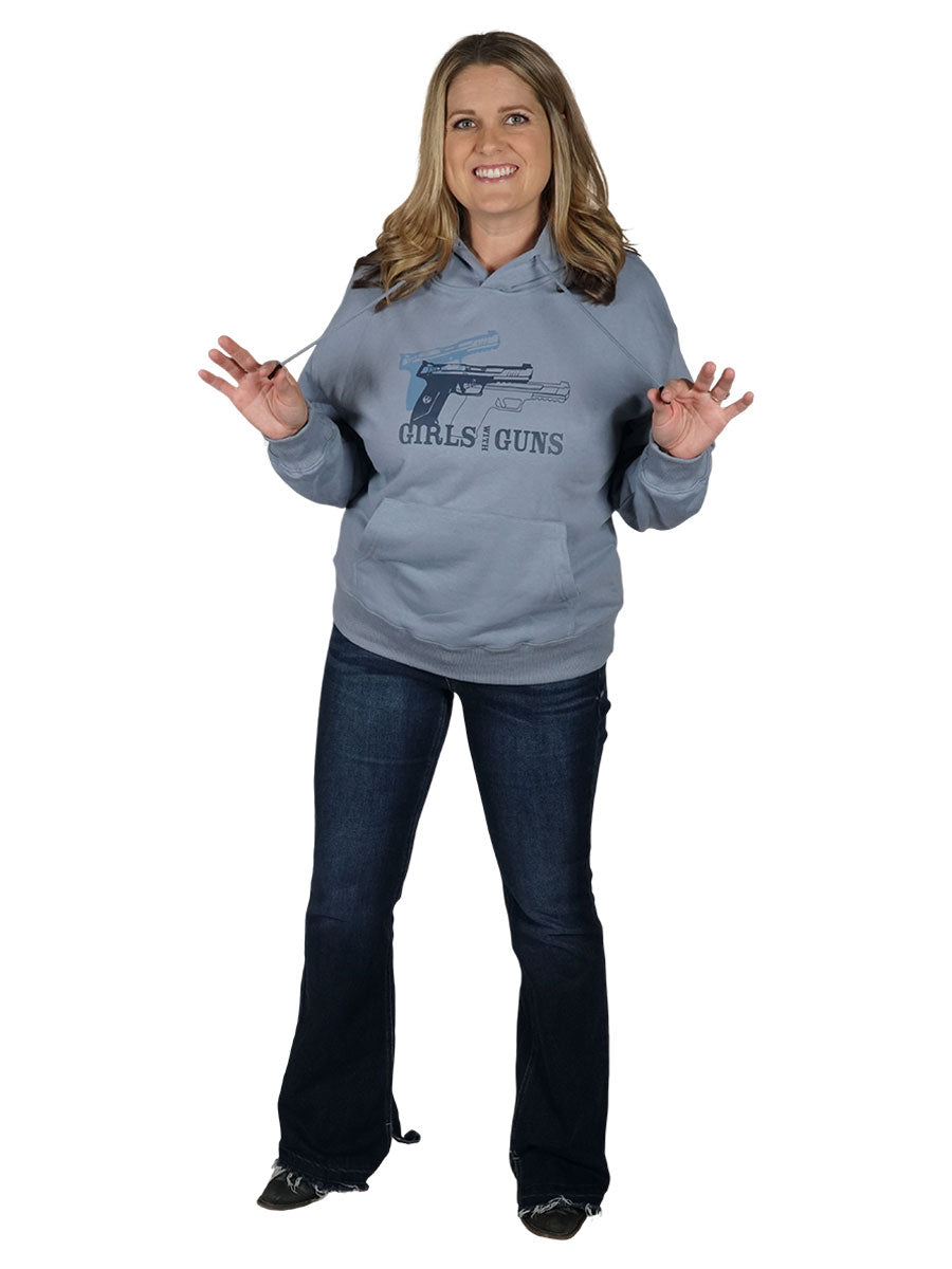 Pistol Trio Hoodie Girls with Guns Clothing
