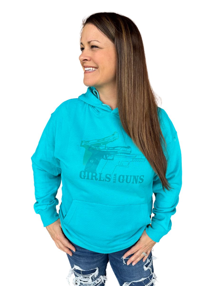 Pistol Trio Hoodie Girls with Guns Clothing