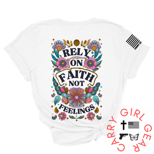 RELY ON FAITH Tee Carry Girl Gear