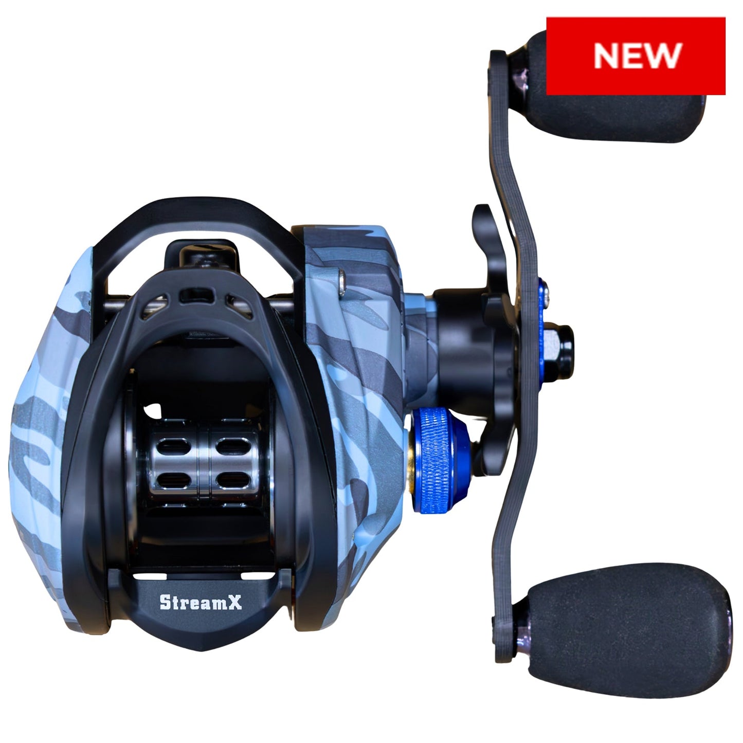 Reaction Tackle Baitcasting Fishing Reel- StreamX Edition- 7.5:1 gear ratio - NEW Reaction Tackle