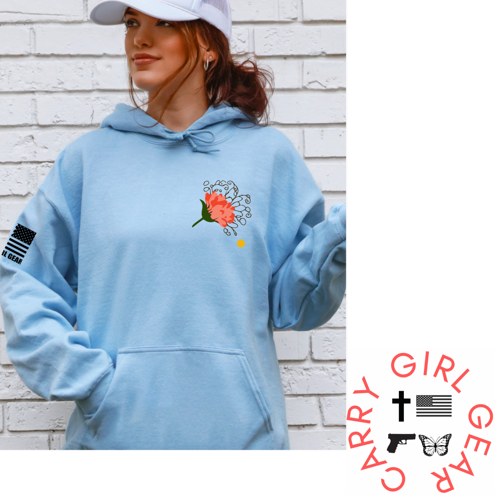 The Cross Hoodie Carry Girl Gear