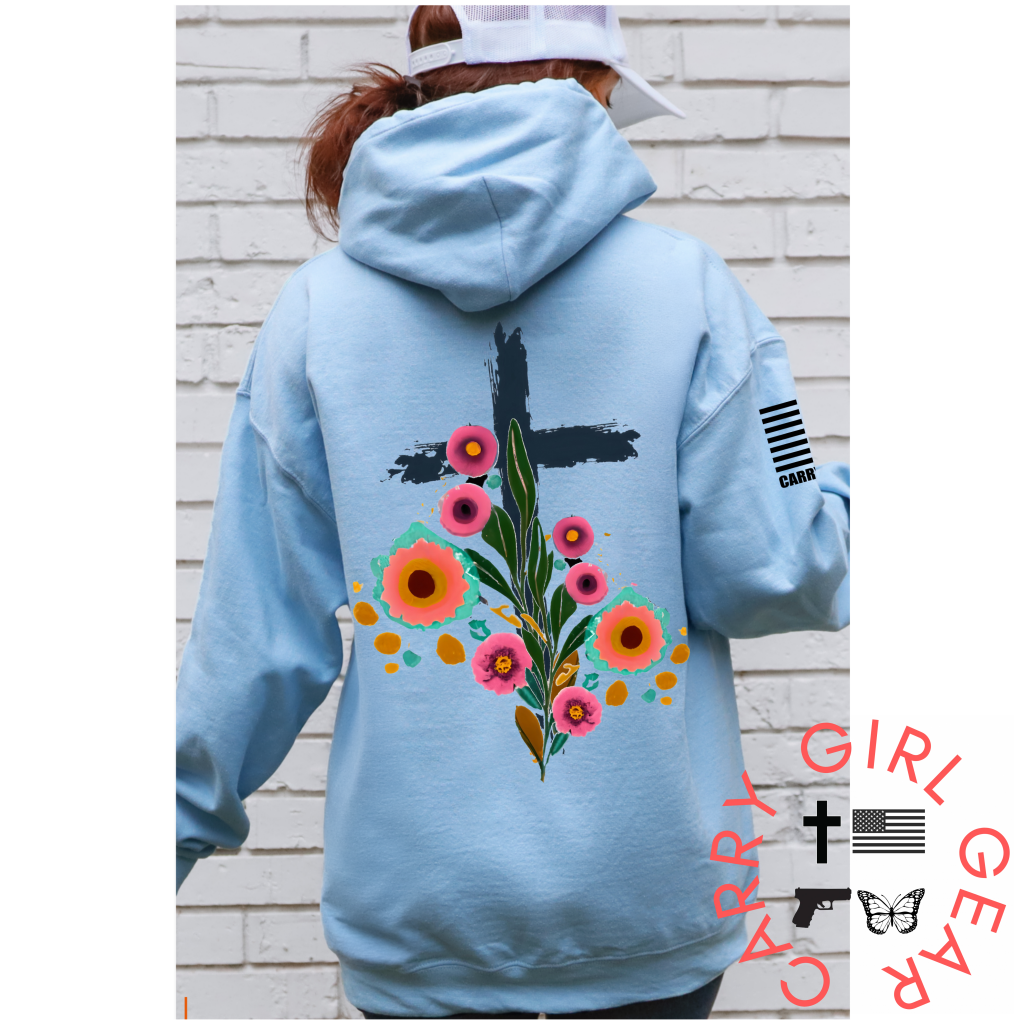 The Cross Hoodie Carry Girl Gear