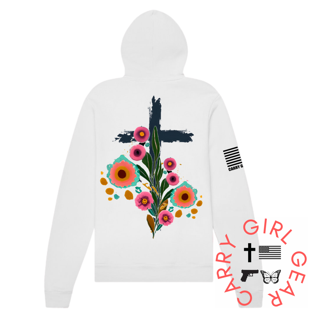 The Cross Hoodie Carry Girl Gear