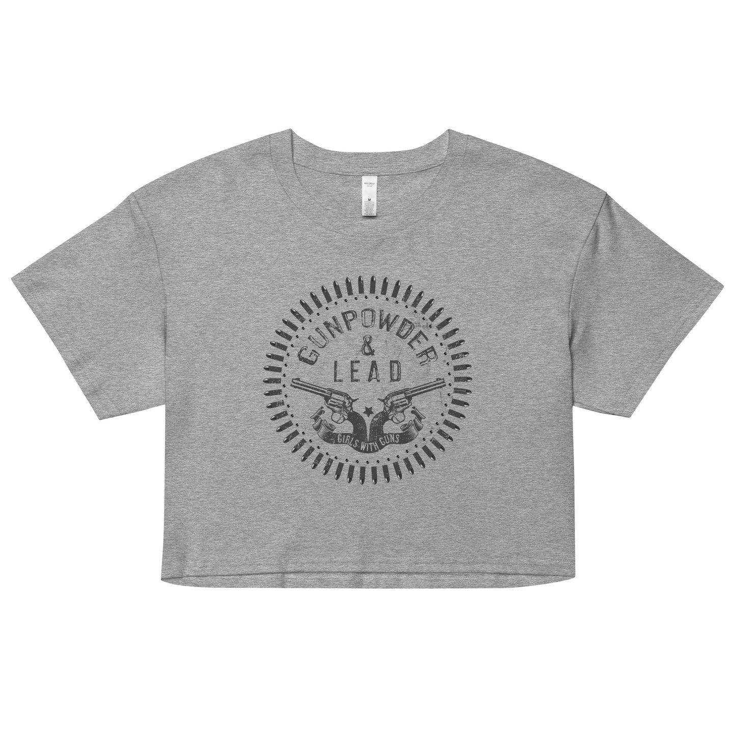 Gunpowder and Lead | Women’s Crop Top Girls with Guns Clothing