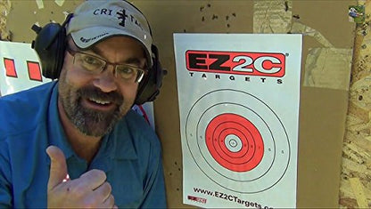 125 EZ2C Targets Favorites 5 Handgun Styles Paper Targets Bundle 11"x17" USA Made